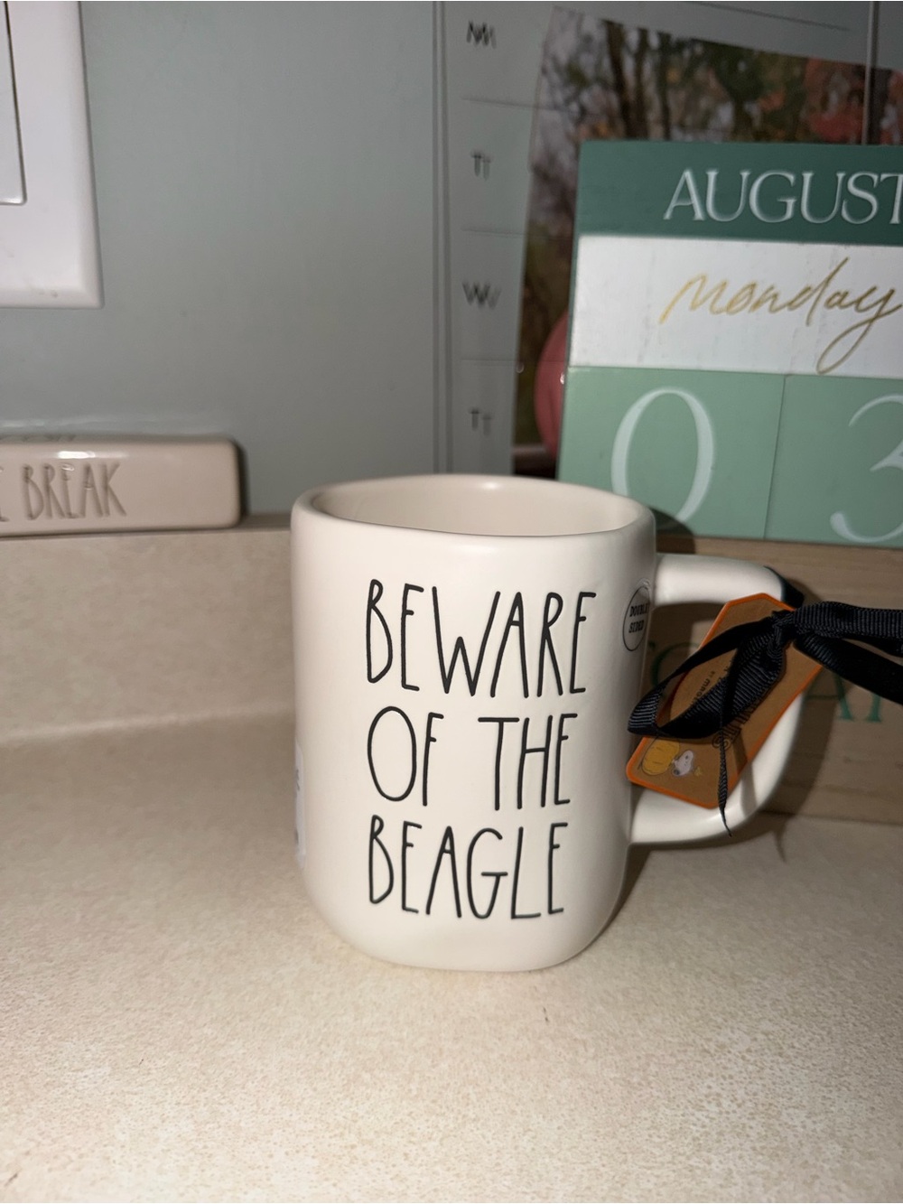 Rae dunn beware of the beagle